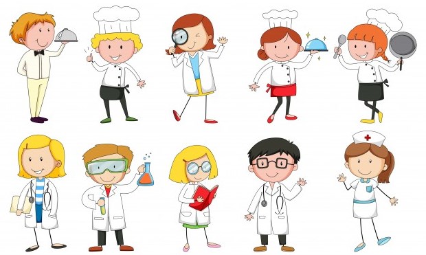 10 câu hỏi trắc nghiệm với tranh dành cho cả gia đình - Phần 22 - Chủ đề "Nghề nghiệp 1"